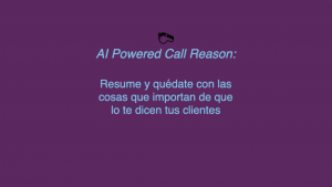 AI Powered Call Reason