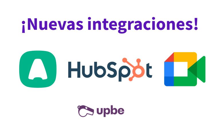 Nuevas integraciones con HubSpot, Aircall y Google Meet